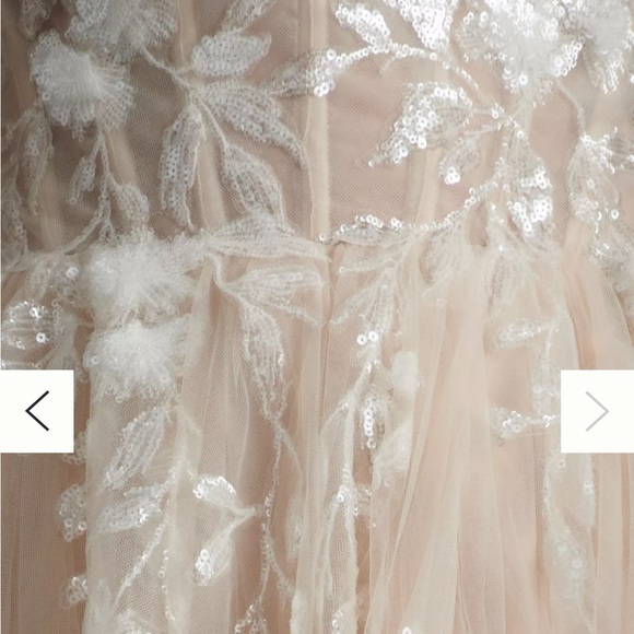 BRAND NEW, NEVER WORN, UNALTERED Watters WToo “Austin” wedding gown - Picture 15 of 15